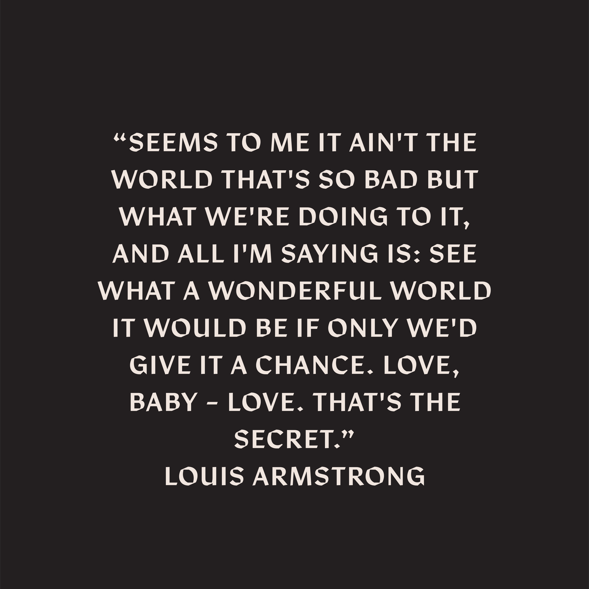 Love, That's The Secret