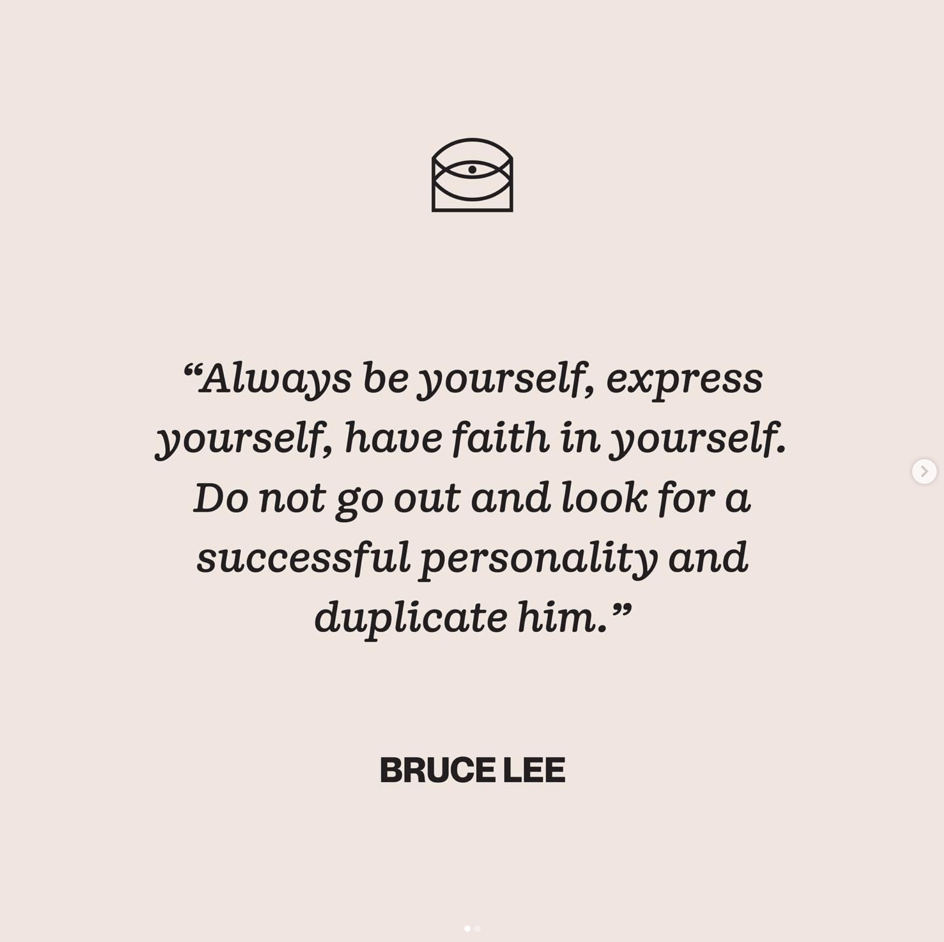 Always Be Yourself - Bruce Lee